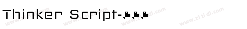 Thinker Script字体转换